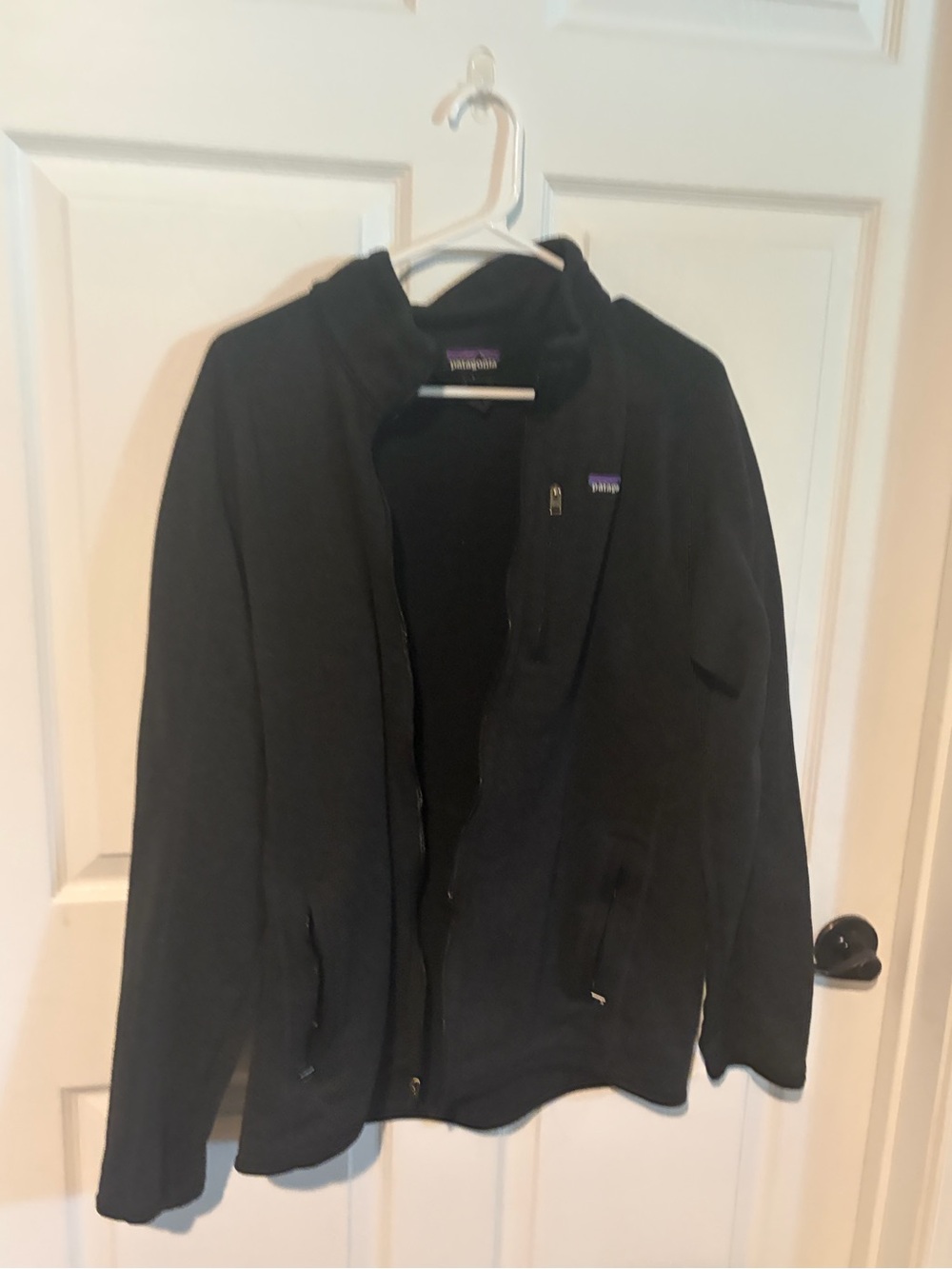 Patagonia Men’s Black Lightweight Fleece Jacket